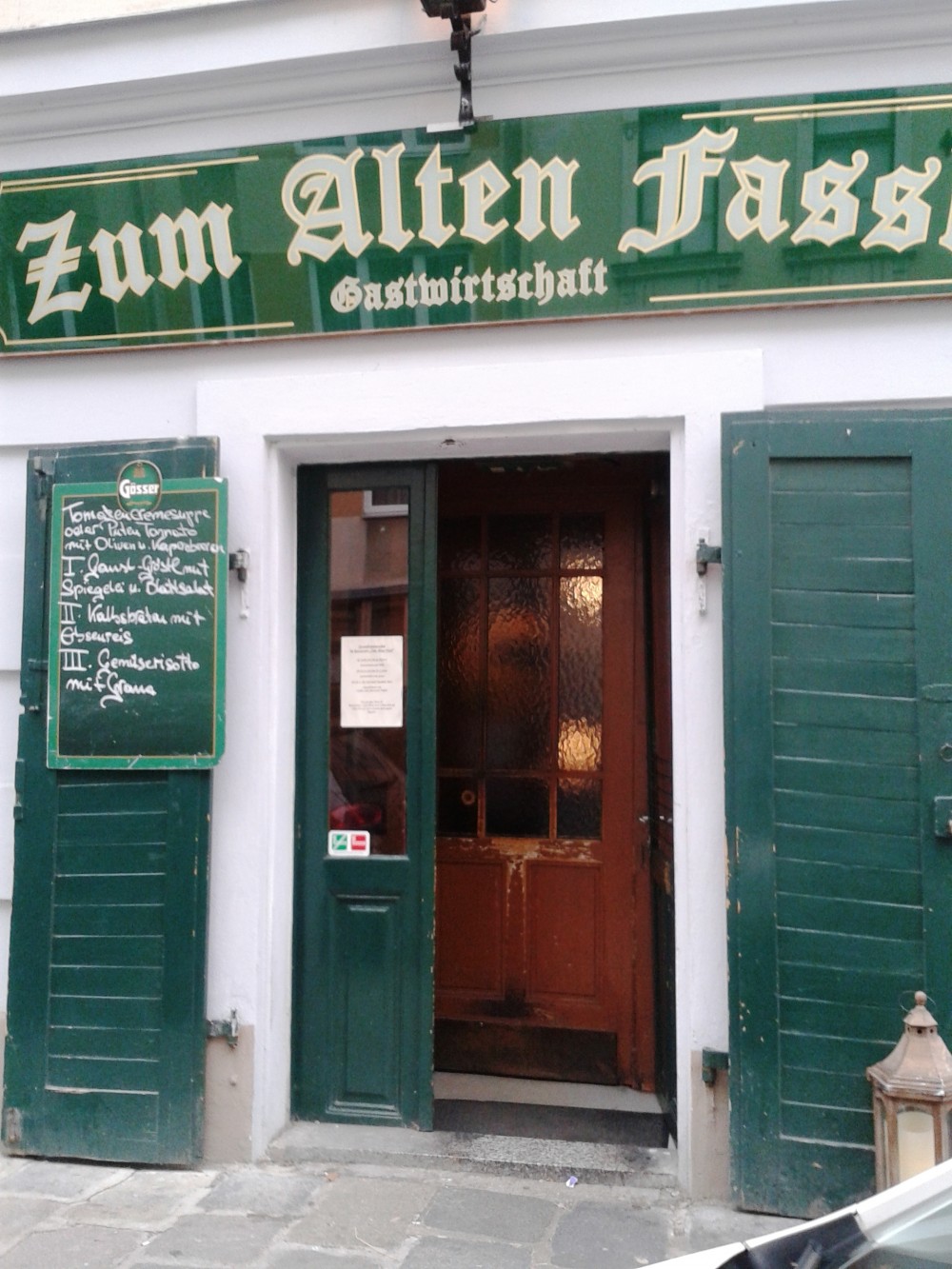 Zum Alten Fassl - Lokaleingang - Zum Alten Fassl - Wien