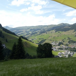 Ausblick ins Tal - Gerstreit Alm - Hinterglemm