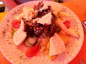 Schafkäse Salat - Hahnenkammstüberl - Kitzbühel