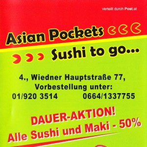 Asian Pockets - Flyer 01 - Asian Pockets - Wien