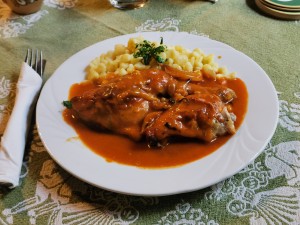 Gasthaus Kopp - Paprikahendl - mäßig - nicht einmal die Optik passte - Gasthaus Kopp - Wien