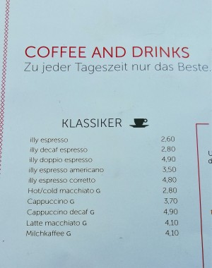 Nachdem es noch keinen Internetauftritt gibt, nachfolgend einige Infos zu ... - Illy Caffe Flagshipstore - Wien