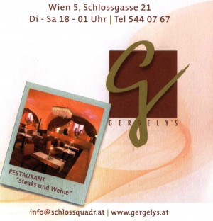 Gergely's - Visitenkarte - Gergely's - Wien