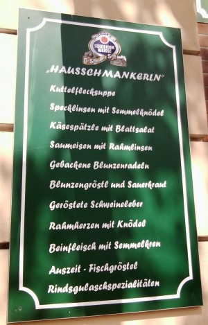 Auszeitstüberl Außenwerbung Hausschmankerl - Auszeitstüberl - Wien