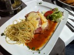 Saltim boca mit Spaghetti