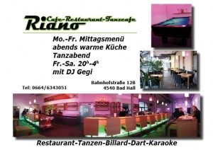 Riano Cafe - Restaurant - Tanzcafe - Bad Hall