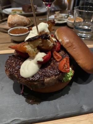 El Gaucho Burger mit Garnele extra - El Gaucho - Baden bei Wien