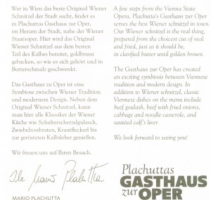 Plachutta Oper - Flyer Seite 03 - Plachuttas Gasthaus zur Oper - Wien