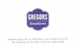 Gregors - Visitenkarte - Gregors Konditorei - Wien