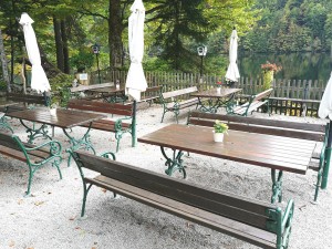 Gastgarten - Fischerhütte am Toplitzsee - Gößl