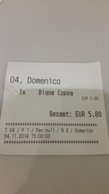 Eisrechnung - Bortolotti - Wien