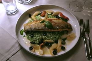 Zum Alten Beisl - eines der vielen Fischgerichte - Wolfsbarsch auf ... - Zum Alten Beisl - Wien