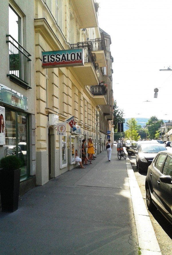 Eissalon Bellissima - Lokalaußenansicht - Eissalon Bellissima - Wien