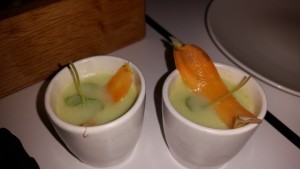 kalte Gurkensuppe - Gruß aus der Küche - Lingenhel - Wien