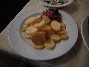 Bratkartoffeln zu Tiganaki - Ambrosia - Wien