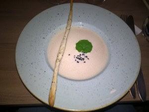 Weiße Tomatenschaumsuppe - Dining Ruhm - Wien