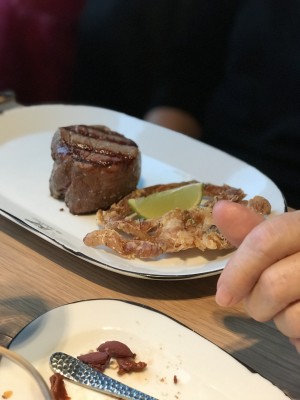 Filetsteak Lady Size mit Softshellcrab