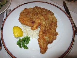 Ausgezeichnetes Schnitzel