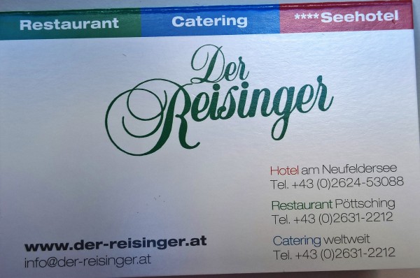 Der Caterer des Schlossspiele Kobersdorf 2017 - Der Reisinger - PÖTTSCHING