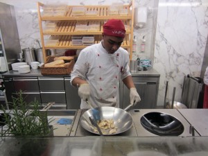der italienische Pasta-Wok ... eine deutsche Erfindung ;-) - Vapiano Praterstraße - Wien