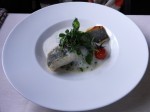 Branzino auf Lauch Spargelgemüse, grandios!