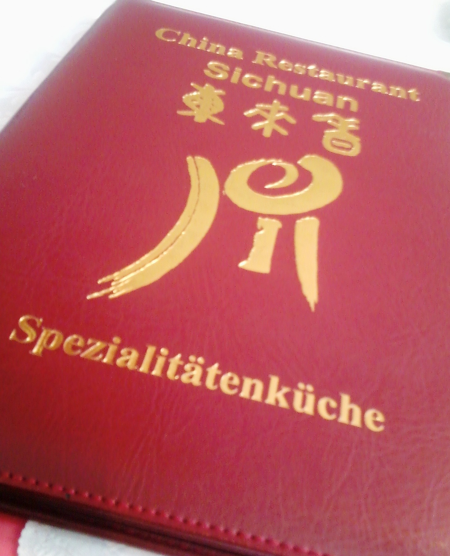 Sichuan Gebundene Speisekarte - Sichuan - Wien