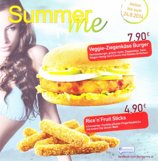 burger me - Flyer - Burgerme - Wien