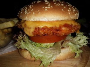 Chicken Burger - The Golden Harp Meidling - Wien