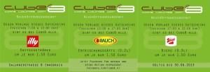 Cube 8 Gutscheine - Cube 8 | Cafe - Lounge - Bar - Innsbruck