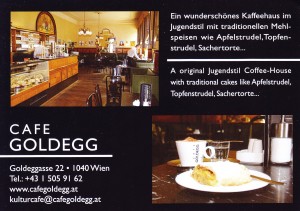 Goldegg - Visitenkarte 01 - Cafe Goldegg - Wien