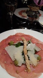 Vorspeise: Carpaccio vom Rind - Restaurant Parlor - Wien