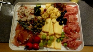Antipasti im AS mit Prosciutto, Salami, Pancetta, Parmigiano, Oliven.... - Café AS - Wien