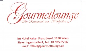 Gourmetlounge - Visitenkarte - Gourmetlounge - Wien