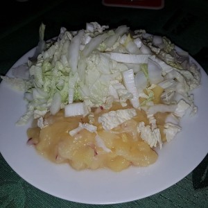 Gemischter Salat (Chinakohl, Kraut und Erdäpfel) - Gasthof Penninger - Aigen