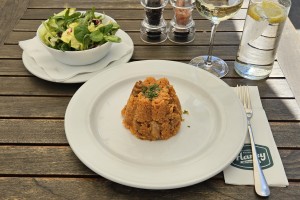 Gasthaus Hansy - Reisfleisch (Menü) - zu sehr verkocht, schon ziemlich gatschig - Hansy - Wien