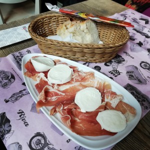 Prosciutto di Parma e Mozzarella di Bufala, richtig gut! - Pizzeria Riva - Türkenstraße - Wien