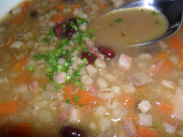 Gerstsuppe mit Speck - Ü Lokal - Wien