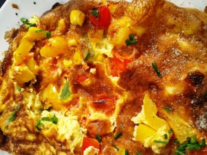 Ströck - Gemüseomlette aus 3 Eiern (€ 4,90) - Ströck - Wien