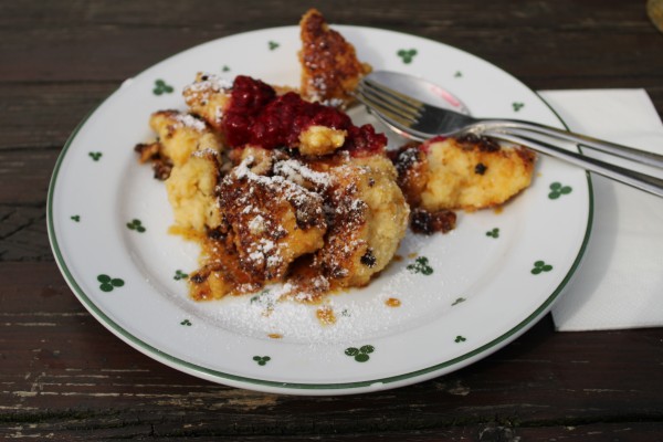 Topfenschmarrn mit Himbeeren - Hochram-Alpe - Gablitz