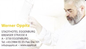 Fotos Oppitz - Stadthotel Eggenburg Visitenkarte Seite 2 - Oppitz - Stadthotel Eggenburg - Eggenburg