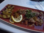 Lubi bi lahne (Eintopf mit Lamm, grünen Bohnen, Tomaten, Knoblauch), dazu ... - Elissar - Wien
