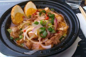 Geschmortes Schweinefleisch mit Chili und Ingwer - deliziös!! - Saigon Riverside - Wien