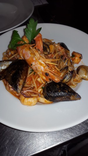 Spaghetti con Frutti di Mare - Trattoria Antica - Wien