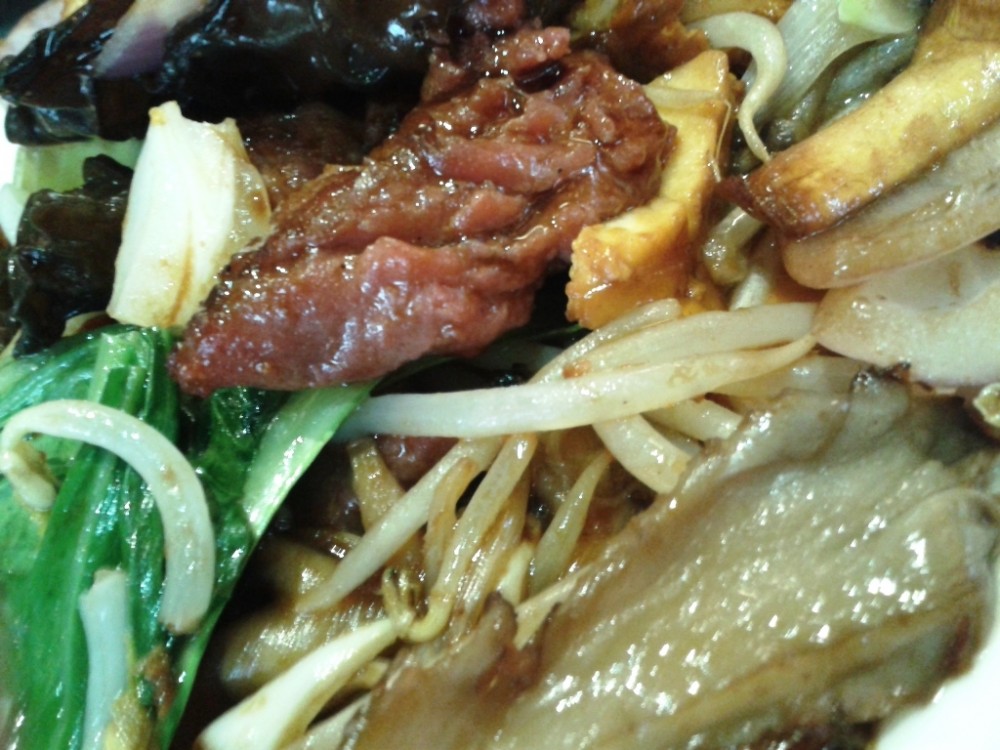 Klee Wok - Beef Steak, Eierschwammerl und Gemüse vom Teppanyaki (Szechuan-Sauce) - Asia Restaurant Klee Wok - Wien