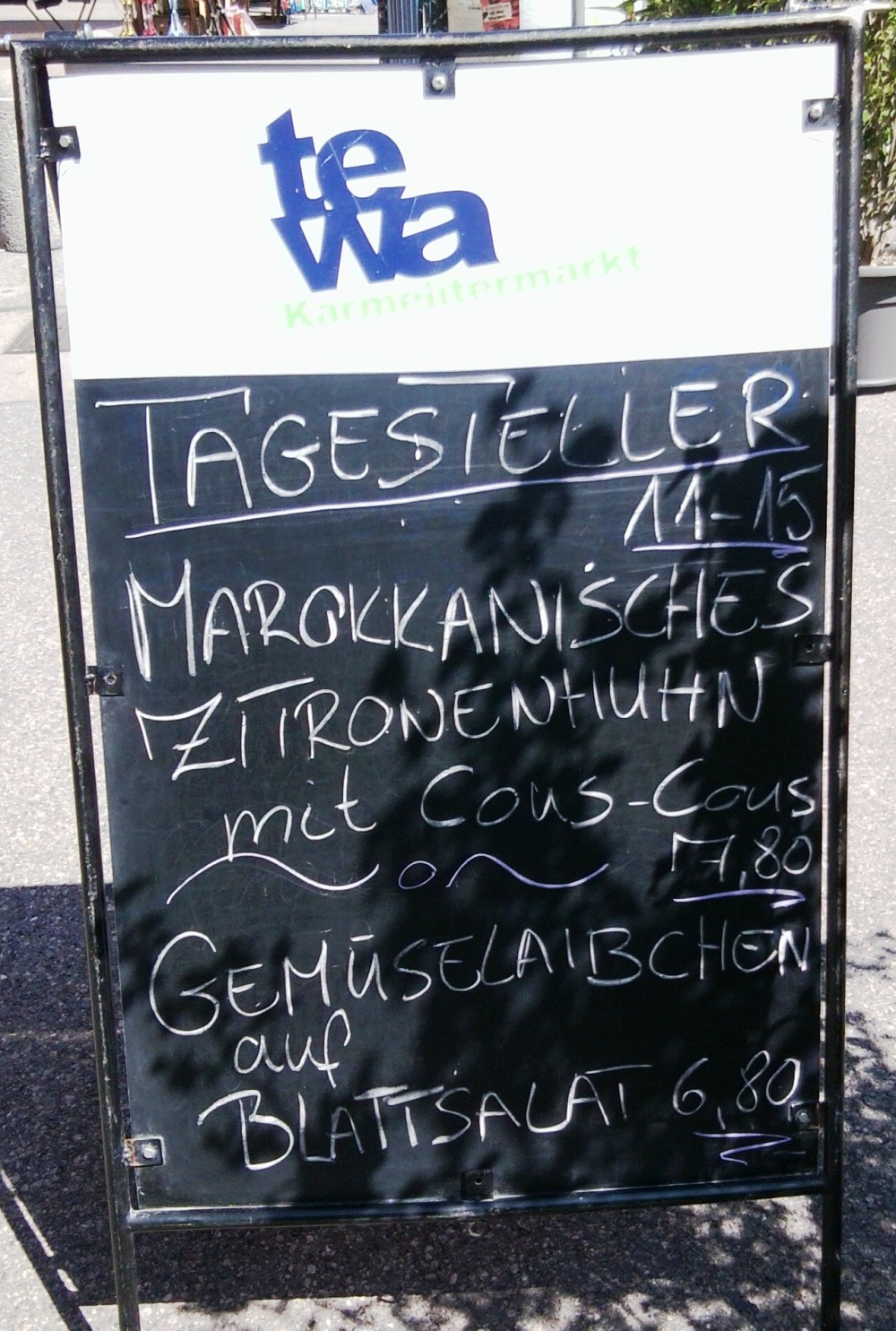 Tewa Tagesteller - Tewa - Karmelitermarkt - Wien