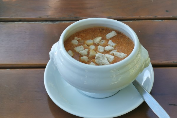 Birner - Fischbeuschelsuppe - nicht wirklich der Bringer - griaßlert - ... - Strandgasthaus Birner - Wien