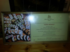Sushi Brunch - Sa, So & Feiertags von 12.00 - 14.30 - Unkai - Wien