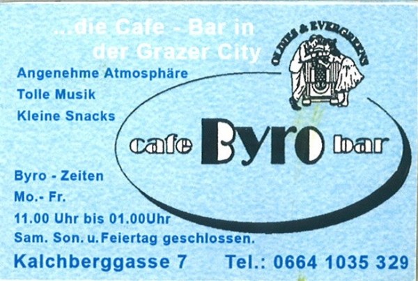 Visitenkarte - Byro - Graz