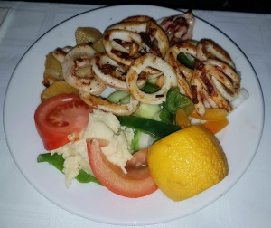 Calamari gegrillt