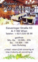Alt-Sievering - Visitenkarte - Robert's Alt Sievering - Wien